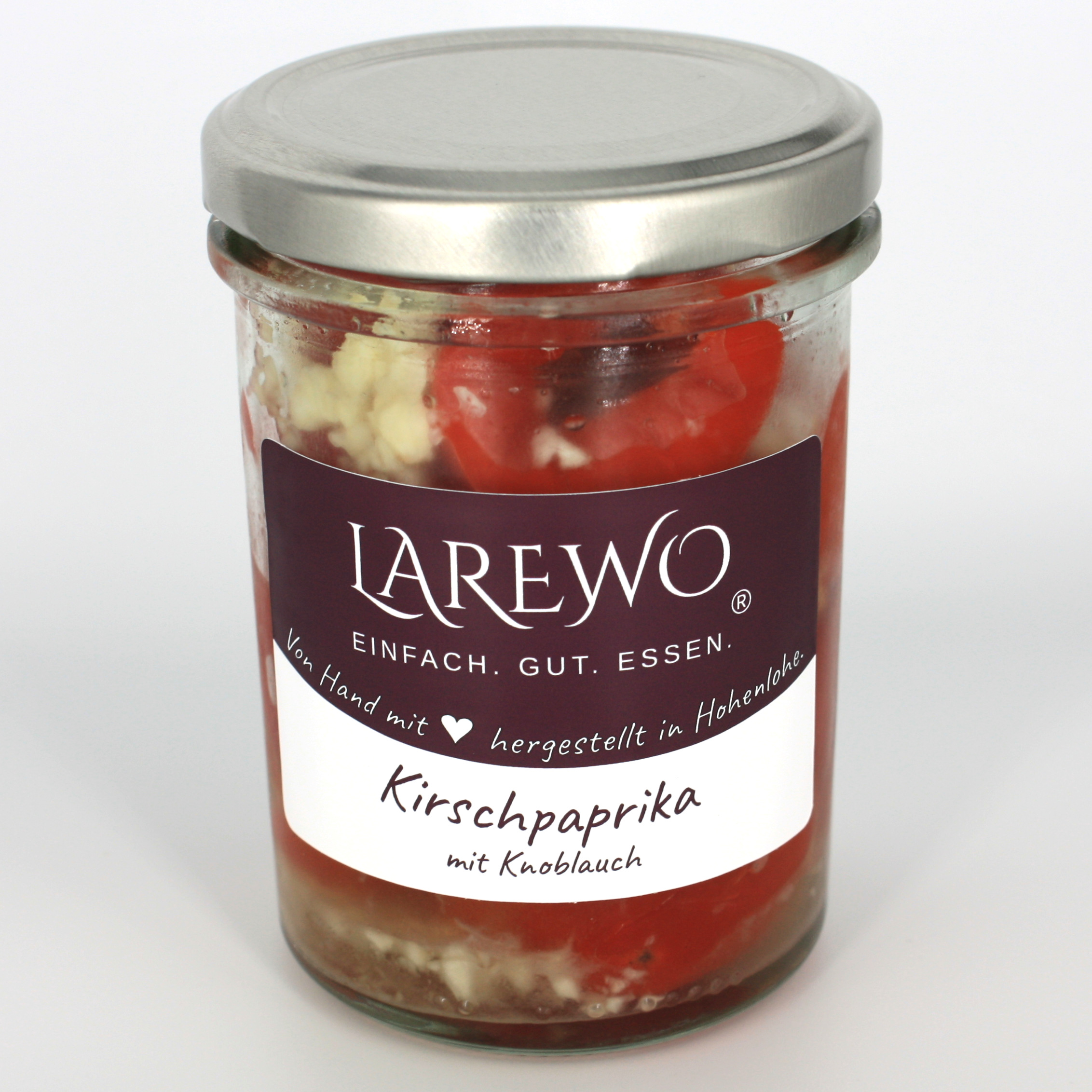 Kirschpaprika mit Knoblauch 150 g